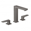Hansgrohe Metropol Trojotvorová umývadlová batéria 160, čierny chróm 32515340
