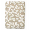 A Little Lovely Company - Mušelínová osuška XL, leaves - taupe