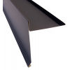 Záveterná lišta pod krytinu r.š. 310 mm - štítové lemovanie pre škridlové krytiny - Strong, Antracitová