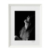 Atelier - Petr Vydra Umelecká čiernobiela fotografia - Emócie (biely rám), Velikost a varianta fotografií Bílý rám 30 x 40 cm ( pasparta 21x 30 cm )