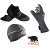 Topánky SNEAKER + rukavice SLIM 2.5 + čiapka LARS HIKO (Set pre ľadové medvede - otužilcov)
