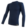 SENSOR MERINO DF pánské triko dl. rukáv deep blue - L