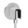 Hansgrohe Držiak sprchy FixFit S s prípojkou na hadicu, chróm 26888000