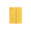 herlitz rýchloviazač s eurodierovaním A4 z manila kartónu, polovičný kryt - žltý