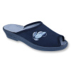 Šľapky BEFADO 581D194 modrá s listami-v ext. sklade