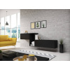Cama Meble Tv stolík ROCO RO 11 biely mat/biely mat/čierny mat drevo 225 cm x 75 cm x 39 cm