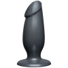 Doc Johnson American Bombshell Fat Man Gun Metal, análny kolík 18 x 4,8–6 cm