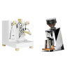 Lelit Bianca PL162T V3, white + Eureka Mignon Zero 65 Speedy, CR chrome