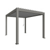Biohort Pergola 3,5 x 3 kremeňovo sivá/strieborná 367,5 x 312 cm