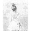 ZUTY Bodkovanie - MALÁ BALETKA Rámovanie: vypnuté plátno na rám, Rozmer: 80x100 cm