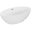 Mexen Nike vaňa voľne stojaca 175 x 100 cm, biela, prepad gun gray brúsený - 54071751000-66