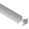 VP6 pravá koncovka pre lištu T-COVE, hliník elox striebro, 16 mm, 2 ks
