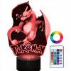 Nočná lampa do detskej izby - Nočná lampa s názvom Pokemon Charizard 3D LED (Nočná lampa s názvom Pokemon Charizard 3D LED)