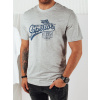 Pánske tričko s potlačou Farba sivá DSTREET RX5365 Farba: Šedá - svetlo, Veľkosť: XL