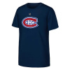 Outerstuff Dětské tričko Montreal Canadiens NHL Navy Primary Logo Veľkosť: Dětské L (11 - 12 let)
