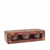Yankee Candle Red Apple Wreath votívna sviečka v skle 3 x 37 g