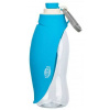 TRIXIE Lahev na vodu se sklopnou silikonovou miskou, 0.55 l, plast/silikon
