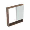 Geberit Selnova Square Zrkadlová skrinka 85x59x18 cm, 2 dvierka, orech hickory 501.266.00.1