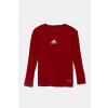 Detské tričko s dlhým rukávom adidas Performance červená farba, s potlačou, GN5711 176