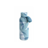 Quokka Solid Nerezová fľaša termoska s pútkom Blue Wind 510 ml