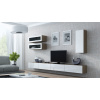 Obývacia stena Vigo 11 (latte/biely lesk)