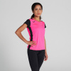 RECORD II SHORT SLEEVE T-SHIRT FLUOR PINK BLACK 2XL
