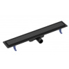 Cersanit TAKO 70, Lineárny odtokový žľab s obojstranným roštom 70cm, Čierna, S907-018 S907-018