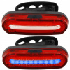ZADNÉ SVETLO USB LED ZADNÉ SVETLO NA BICYKEL, SILNÉ OSVETLENIE NA BICYKEL, BATÉRIA