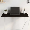 vidaXL Stolová doska tmavohnedá 80x40x(2-4) cm ošetrený dubový masív - Hnedá - 88815-251945