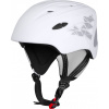 přilba FORCE SKI bílá, šedý potisk Velikost: S-M