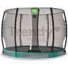 Trampolína s ochrannou sieťou Allure Classic ground Exit Toys prízemná priemer 305 cm zelená