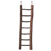 Natural Living dřevěný žebřík přírodní dřevo 7 příček/30 cm
