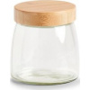 Zeller Sklenice s bambusovým víkem, 1000 ml, 12,5 x 13 cm
