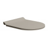 GSI PURA COLOR PURA WC sedátko, SLIM, Soft Close, Quick Release, tortora mat/chróm MS86CSN05