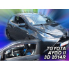 Deflektory na okná pre Toyota Aygo 2-3dv, 2ks