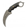 Damascus Talon Karambit Black