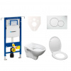 Siko Cenově zvýhodněný závěsný WC set Geberit do lehkých stěn / předstěnová montáž + WC Ceramia S-Line Pro 111.355.00.5ND1