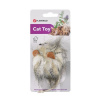 Flamingo Cat Wooly Monster - chlpatá mačička hračka, stvorenie s mačacou nivou - White