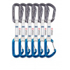 Lezecké expresky Ocun Hawk QD Combi Bio-Dyn-Ring 15 mm 10 cm 6-pack - blue