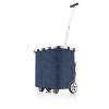 Nákupný košík na kolieskach Reisenthel Carrycruiser Herringbone dark blue