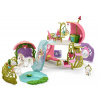 Schleich Trblietavý kvetinový dom s jednorožce jazerom a stajní