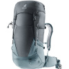Deuter FUTURA 30 SL bol vyvinutý pre atletických turistov, ktorí hľadajú pohodlný denný batoh s maximálnou ventiláciou. Pokiaľ ide o typ Deuter SL, bol vyvinut Graphite