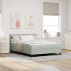 zahrada-XL Postel s matracom svetlosivá 140x200 cm zamat 3339110