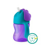 PHILIPS AVENT Hrnček 200 ml Bendy s ohybnou slamkou dievča fialová