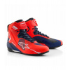 Boty FASTER-4 MM93 kolekce, ALPINESTARS (červená fluo/modrá/bílá) 2025 42
