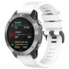 Remienok Fixed Silicone Strap Garmin QuickFit 22mm, bílý FIXSST-QF22MM-WH
