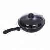 AMT Gastroguss Indukčný wok titánový 28 cm x 9 cm / 3.0 l s pokrievkou