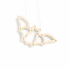 DECOLED Ozdoba netopiera ECOprint 30 cm biela, 3D tlač, plast, vonkajšia