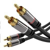 PREMIUMCORD kabel, 2x CINCH-2x CINCH M/M, 1.5m kjqccmm015
