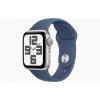 Apple Watch SE/44mm/Silver/Šport Band/Denim/-S/M MXEQ3QC/A